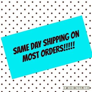 Same Day Shipping on MOST orders!